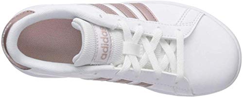 adidas Grand Court K, Zapatillas de Tenis Unisex Niños, Multicolor Ftwwht Coppmt Glopnk 000, 38 EU