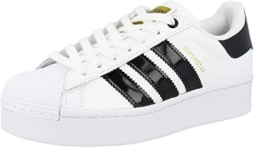 adidas Superstar Bold, Sneaker Womens, Footwear White/Core Black/Gold Metallic, 38 2/3 EU