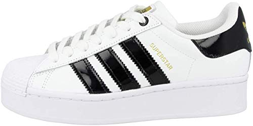 adidas Superstar Bold, Sneaker Womens, Footwear White/Core Black/Gold Metallic, 38 2/3 EU