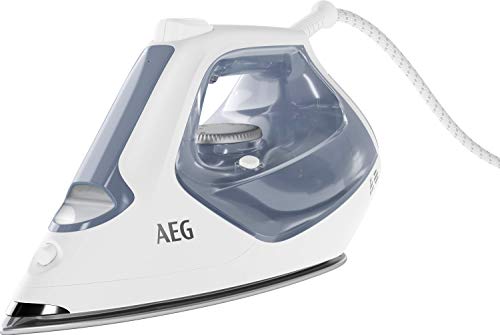 AEG 950008644 - Plancha de vapor, color blanco y azul