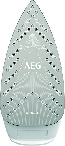 AEG DB1730 Plancha Gran Precisión, Golpe 80g, Vapor Continuo de 0 a 30g/min, Depósito de 250ml, Suela Cerámica, Especial Prendas Delicadas, Sistema Antical, 2.3 W, plástico, Azul