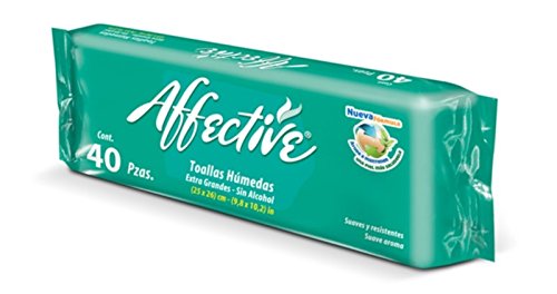 Affective - Toallitas Húmedas Adulto Affective 40 uds