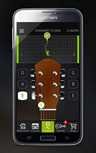 Afinador de guitarras y bajo - Guitar Tuna - The Ultimate Free Tuner for Guitar, Bass and Ukulele with Chord tab game and Metronomo