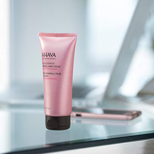 AHAVA Crema Mineral Para Manos Cactus Y Pimienta Rosa - 100 ml.