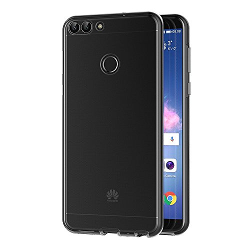 AICEK Funda Huawei P Smart, Transparente Silicona 360°Full Body Fundas para Huawei P Smart Carcasa Silicona Funda Case 15 X 8 cm (5,65 Pulgadas