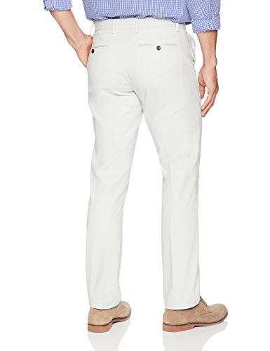 Amazon Essentials Slim-Fit Wrinkle-Resistant Flat-Front Chino Pant pantalones casuales, gris claro, 36W/29L