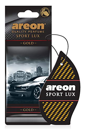 Ambientador Coche Areon Gold Celulosa .-