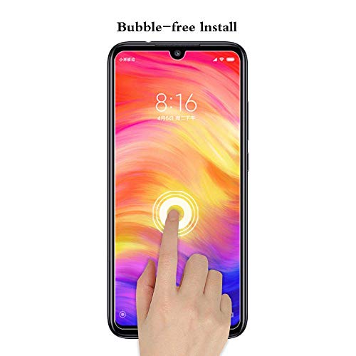 ANEWSIR [2 Pack] Protector de Pantalla para Xiaomi Redmi Note 7 / xiaomi redmi Note 7 Pro,Cristal Vidrio Templado Premium 9H definición.