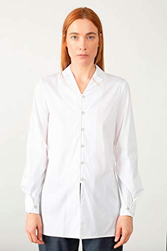 ANGEL SCHLESSER Camisa Recta PUÑO Pliegue