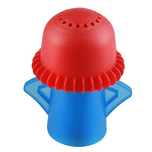 Angry Mama Microondas Limpiador Frigorífico Desodorante Horno Vapor Olor Absorbente Congelador Olor Ambientador Removedor Herramienta de Limpieza de Cocina (Rojo)