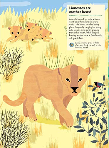 Animals Of The Savanna (My Nature Sticker Activity Books)