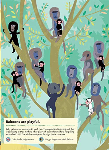 Animals Of The Savanna (My Nature Sticker Activity Books)