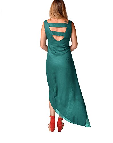 Anoushka Ibiza Vestido, Verde (Verde Petróleo), 44 (Tamaño del Fabricante:XXL) para Mujer