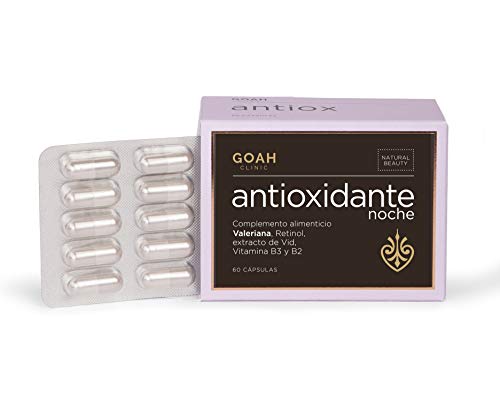 Antioxidante Noche – Goah Clinic, Cosmética en cápsulas, Nutricosmética para rejuvenecer mientras duermes