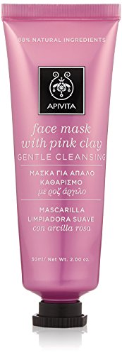 Apivita - Mascarilla limpiadora suave con arcilla rosa