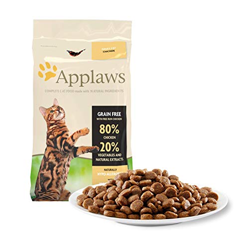 Applaws Comida seca para gatos, pollo/adulto, 2 kg