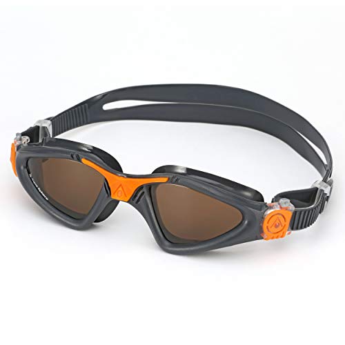 Aqua Sphere Kayenne Polarized Gafas de natación Unisex Talla única Adulto - Gafas de natación (Unisex, Talla única, Gris, Gris, Plexisol, Gris)