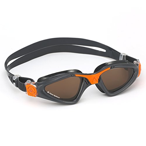 Aqua Sphere Kayenne Polarized Gafas de natación Unisex Talla única Adulto - Gafas de natación (Unisex, Talla única, Gris, Gris, Plexisol, Gris)