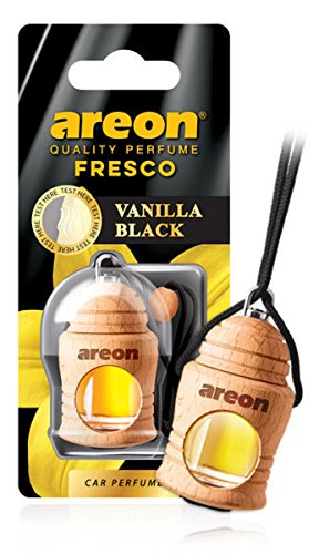 AREON Fresco Ambientador Vainilla Negra Coche Olor Colgante (Pack de 1)