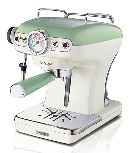 Ariete 1389 Cafetera espresso vintage, 900 W, 2 Cups, plástico, Verde