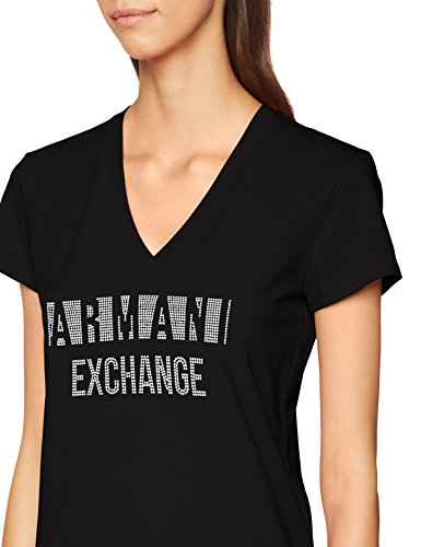 Armani Exchange 8nyt90 Camiseta, Negro (Black 1200), X-Small para Mujer