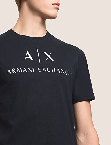 Armani Exchange 8nztcj Camiseta, Azul (Navy 1510), Small para Hombre