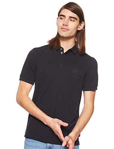 Armani Exchange Elegance Polo, Azul (Navy 1510), X-Small para Hombre