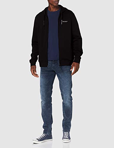 Armani Exchange Everyday French Terry Hoodie Capucha, Negro (Black 1200), XX-Large para Hombre