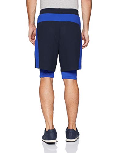 Armani Exchange Magnetic Stripe Logo Bermuda Pantalones Cortos, Azul (Navy/Marine 6535), W30/L32 (Talla del Fabricante: Small) para Hombre