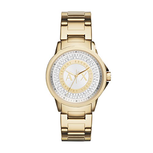 Armani Exchange Reloj Analogico para Mujer de Cuarzo con Correa en Acero Inoxidable AX4321