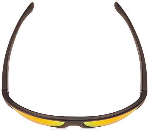 Arnette Burnout 4225 Gafas, MATTE GREY/DARKGREYMIRRORRED/YELLOW, 64 Hombres