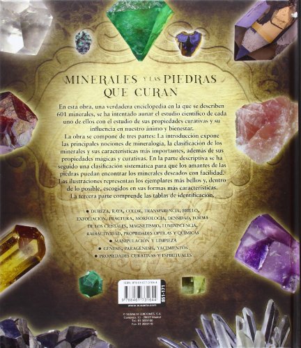 Atlas ilustrado de los minerales y las piedras que curan