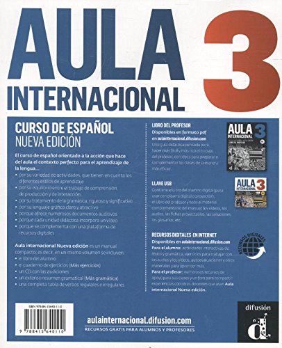 Aula internacional. Nueva edicion. Libro del alumno. Per le Scuole superiori. Con CD Audio. Con espansione online: Aula Internacional Nueva edición 3 ... 3 Libro del alumno + CD (Ele - Texto Español)