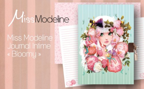 Avenida Mandarine 62309O - Diario de Miss Mod Bloomy, 12,5 x 18 cm