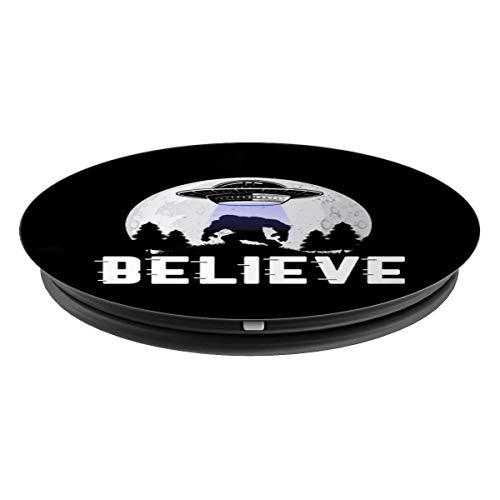 Awesome Believe in Aliens Believe in Bigfoot Believe in UFOs PopSockets Agarre y Soporte para Teléfonos y Tabletas