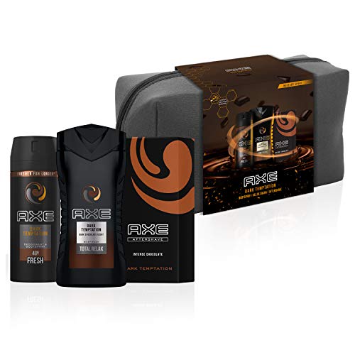 Axe Pack Dark Temptation Neceser Trio - Desodorante 150 ml + Gel de Ducha 250 ml + After Shave 100 ml