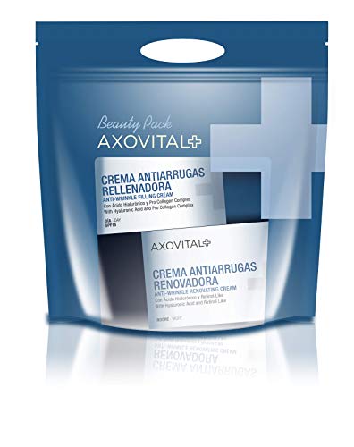 Axovital - Pack Antiarrugas Crema de Día SPF15 + Crema de Noche - 2 x 50 ml