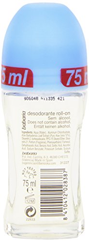 Babaria Aloe Vera Dermo Sensible - Desodorante roll-on, 75 ml
