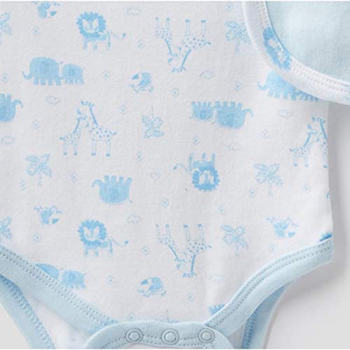 Baby Box Shop - Cesta regalo bebé niño con ropa de bebé - Artículos esenciales para niños recién nacidos - Manta de bebé - Doudou y sonajero de unicornio azul