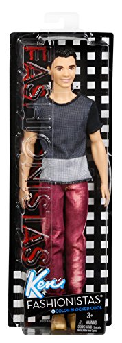 Barbie Fashionistas Ken Doll 6 Color Blocked Cool - Muñecas (Multicolor, Masculino, Niño, 3 año(s), Ampolla)