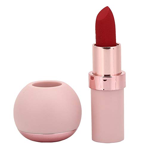 Barra de Labios de la Personalidad, Barra de Labios Mate de Shakes, Barra de Labios Profesional de Maquillaje de Labios Hidratante de Larga Duración(01# rojo rubí)