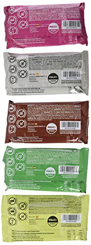 Barritas Energéticas Paleo 100% naturales - Altas en Proteína - Pack Ahorro 5 Sabores (15x55g)