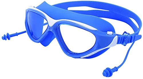 BBGSFDC Gafas de natación Adultos del silicón Sellado Gafas de natación contra la Niebla Impermeable Unisex Gafas de natación (Color : Blue)