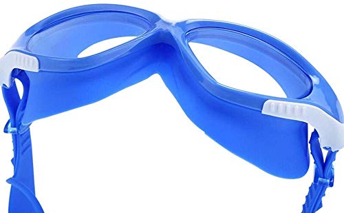 BBGSFDC Gafas de natación Adultos del silicón Sellado Gafas de natación contra la Niebla Impermeable Unisex Gafas de natación (Color : Blue)