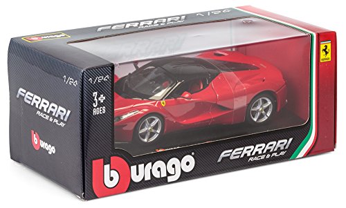 Bburago - 1/24 Ferrari Race & Play LaFerrari, color rojo (18-26001)