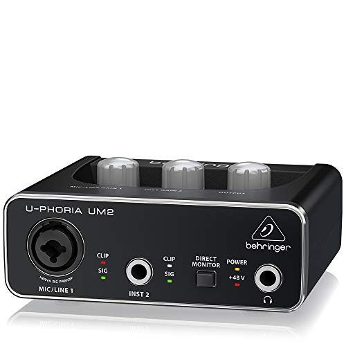 Behringer UM2 U-Phoria - Interfaz de Audio USB