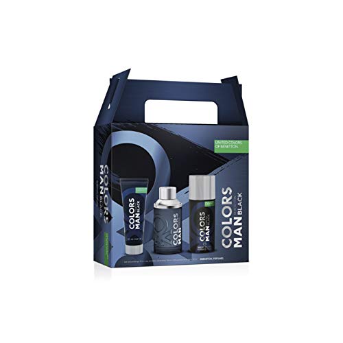 Benetton Col Benetton C Man Black Est 3 Pzas 100 ml