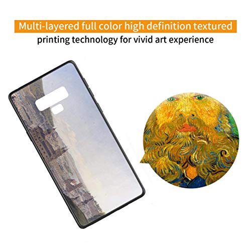 Berkin Arts Rudolf Von Alt para Samsung Galaxy Note 9/Caja del teléfono Celular de Arte/Impresión Giclee UV en la Cubierta del móvil(Torretta del Ponticello su Lesser Town a Praga)