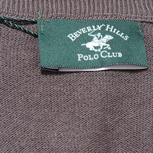 Beverly Hills Polo Club 6428K Cardigan uomo Grey Mix Wool Sweater Man [L]