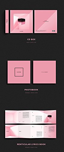 BLACKPIN SQARE UP 1st Mini Album [Pink Ver.] CD + Photo Book + Postcard + Photo Card + Selfie Photo Card K-POP